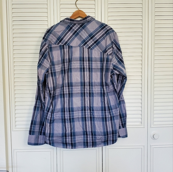 Men's Plaid Volcom Button Down Shirt - Picture 2 of 5